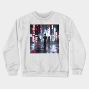 Tokyo Neon - Night Scenario - Anime Hero Crewneck Sweatshirt